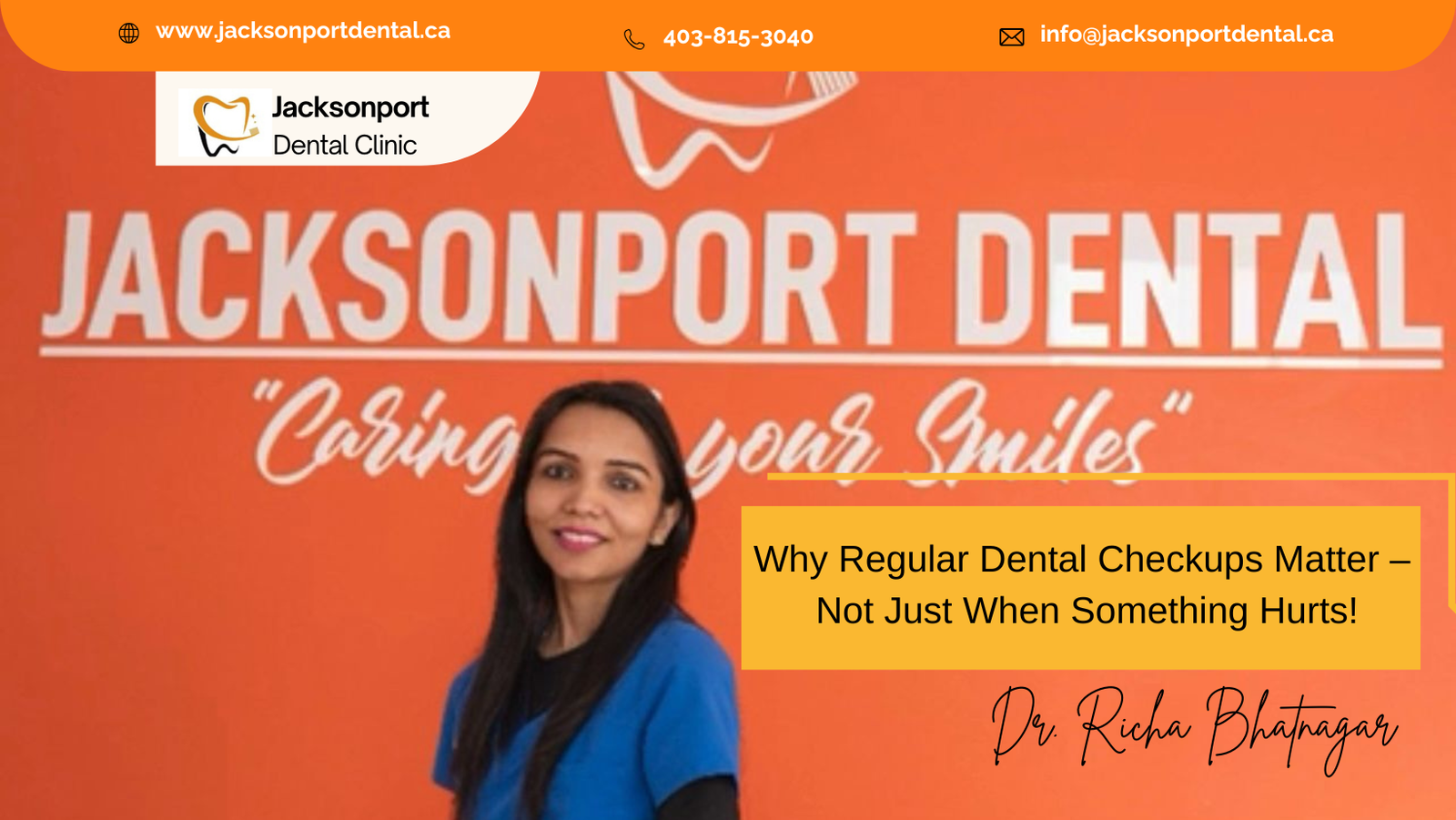 Why Regular Dental Checkups Matter – Not Just When Something Hurts!
