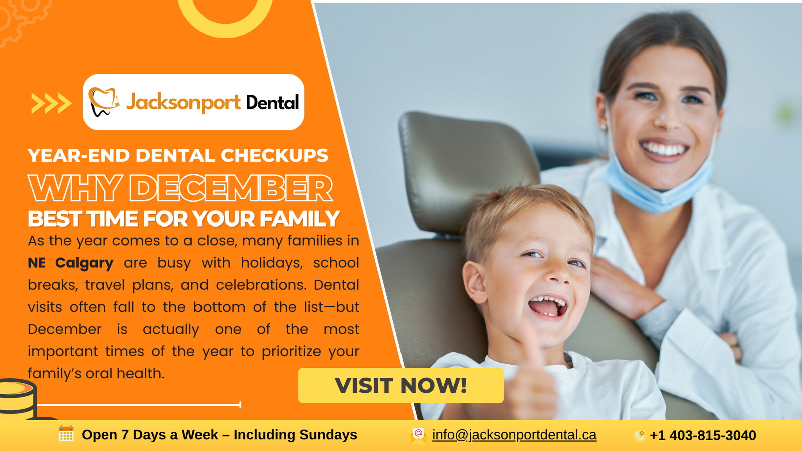 Year-End Dental Checkups in Calgary Why December Is the Best Time for Your Family