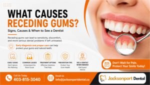 Receding gums Calgary – signs, causes and treatment options