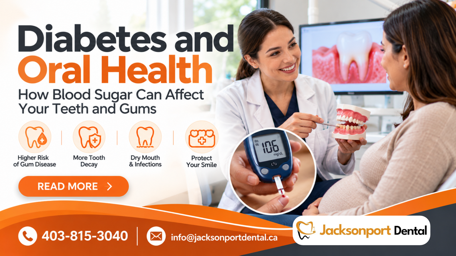 Diabetes and oral health: a dentist explains gum disease and tooth decay risks associated with high blood sugar.